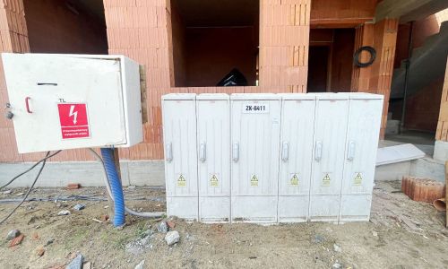 Podłączenia mediów do budynku