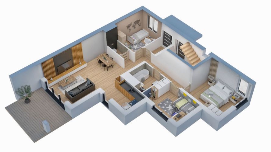 Osiedle Kukułek51 - Wizualizacja pomieszczeń